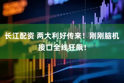 长江配资 两大利好传来！刚刚脑机接口全线狂飙！